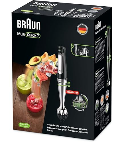 Braun MultiQuick 9 MQ 9195XLI 2 L Immersion blender 1200 W Black